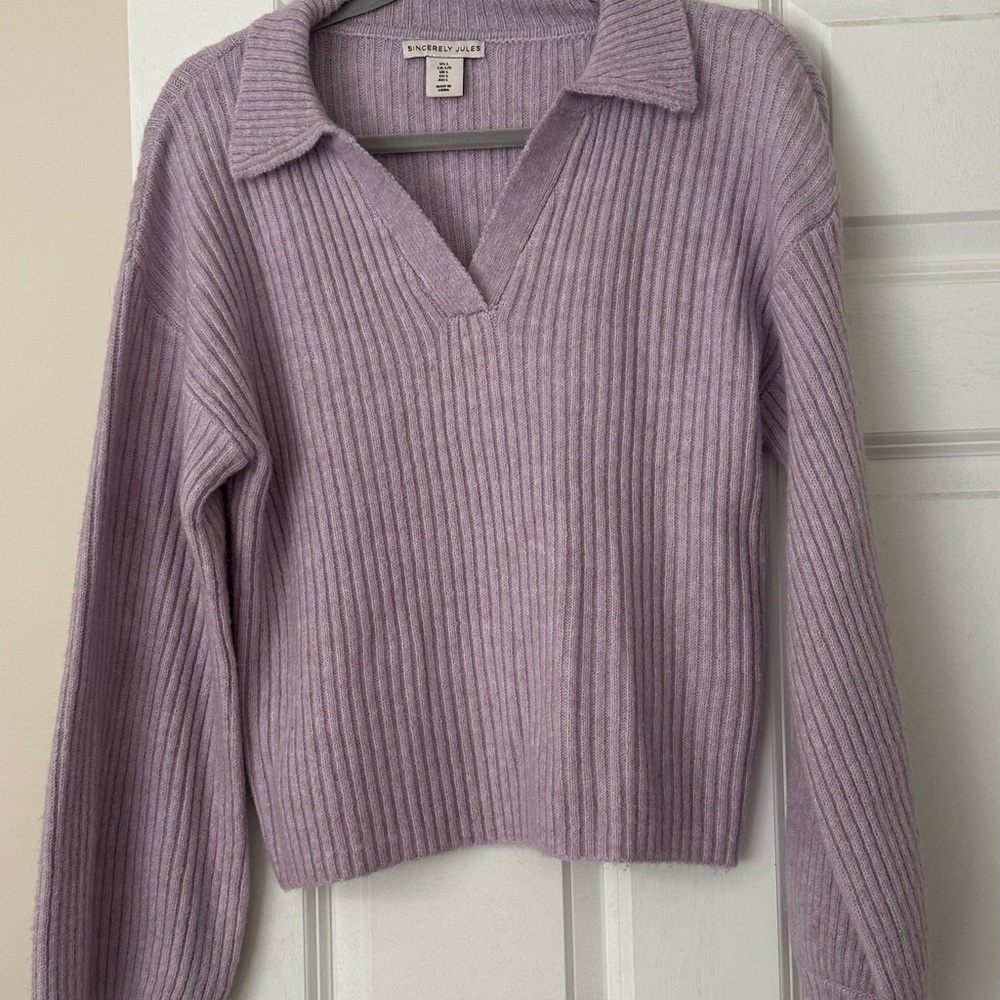 Purple sweater